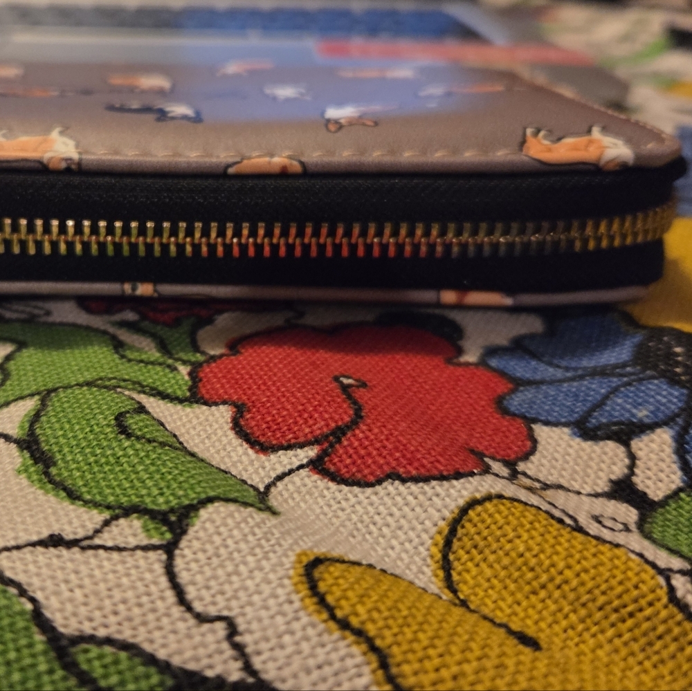 CORGI print Multicolor Wallet with Black Interior - Picture 4 of 5